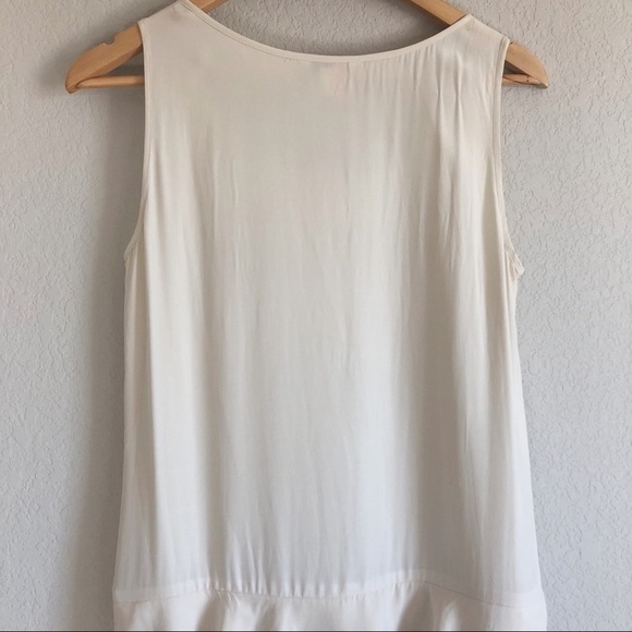 Garnet Hill Silk Sheath Dress Champagne Cream - Picture 10 of 14